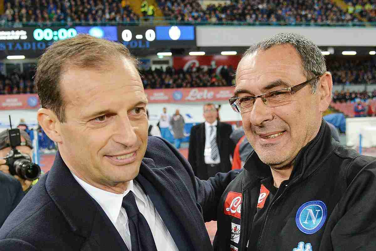 Massimiliano Allegri e Maurizio Sarri (GettyImages)