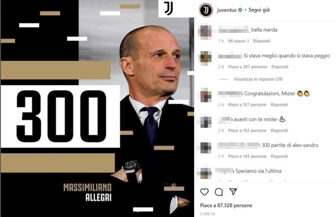 Commenti tifosi Juventus