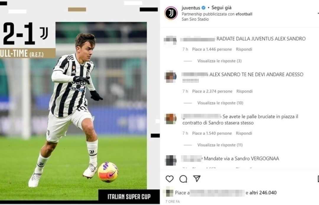 Commenti tifosi Juventus