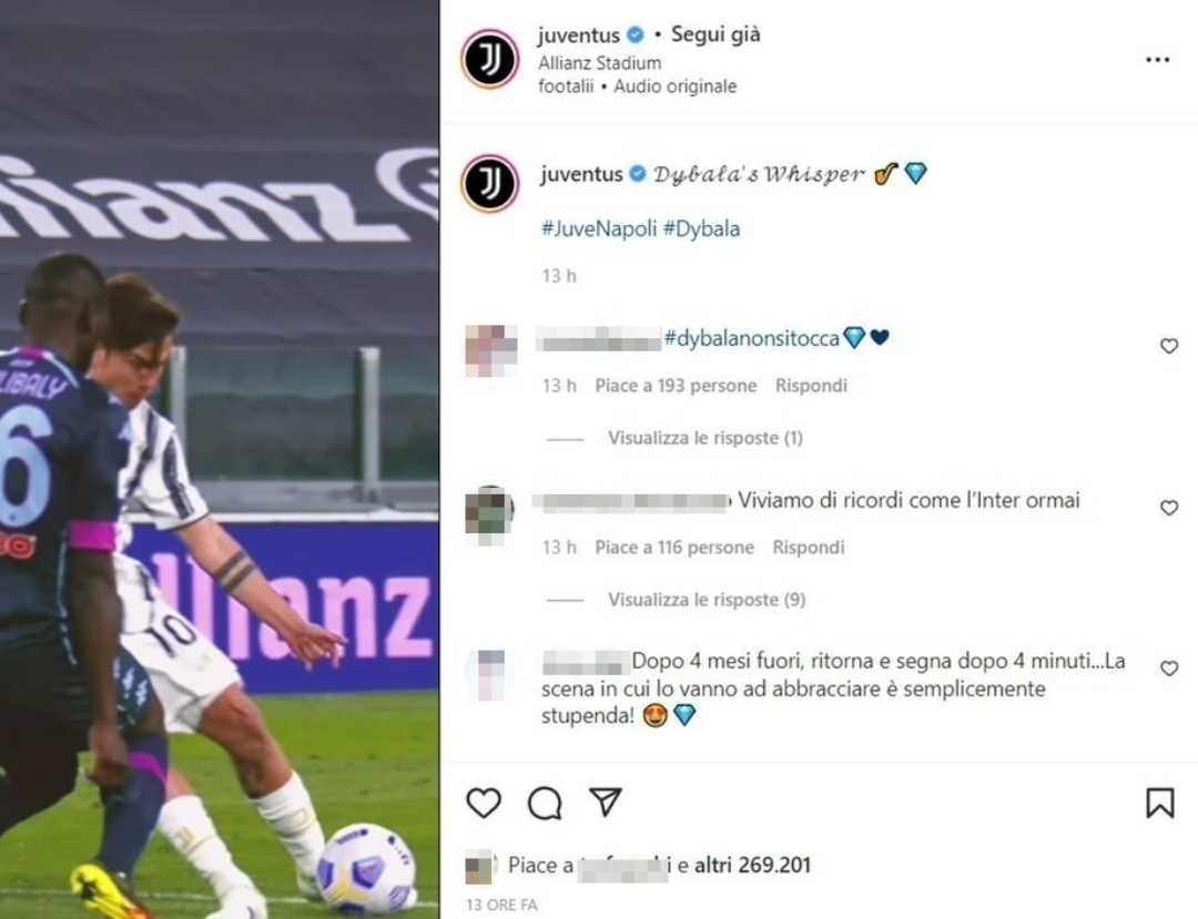 Commenti tifosi Juventus