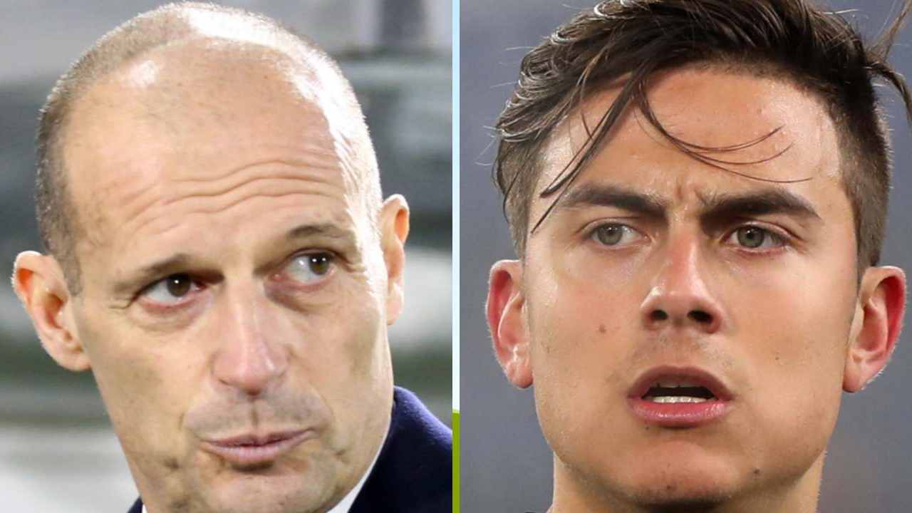 Allegri e Dybala 