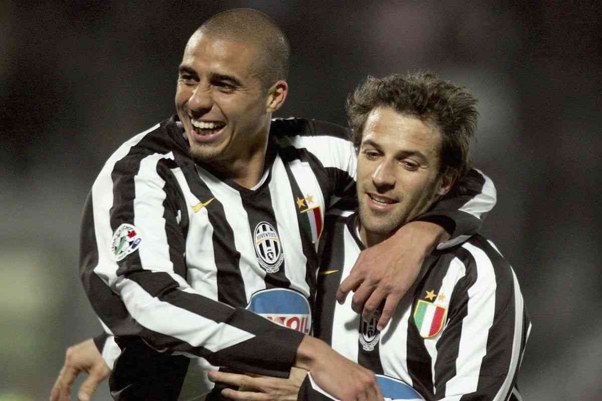 Del Piero e Trezeguet Juventus