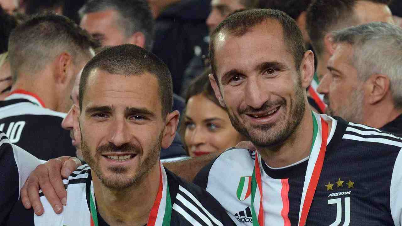 Bonucci Chiellini Juventus (Ansa Foto)