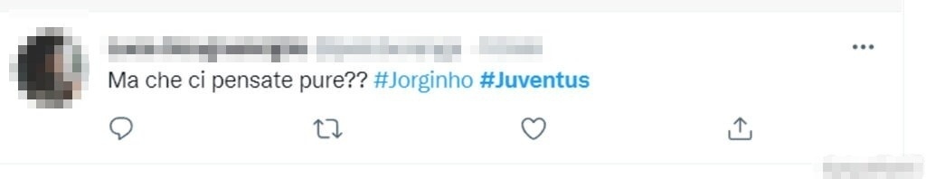 Tweet Jorginho