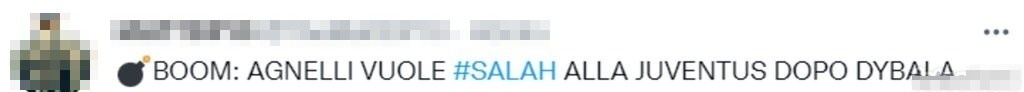 Tweet Salah