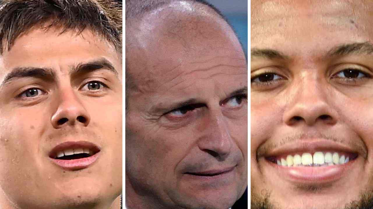 Dybala, Allegri e McKennie