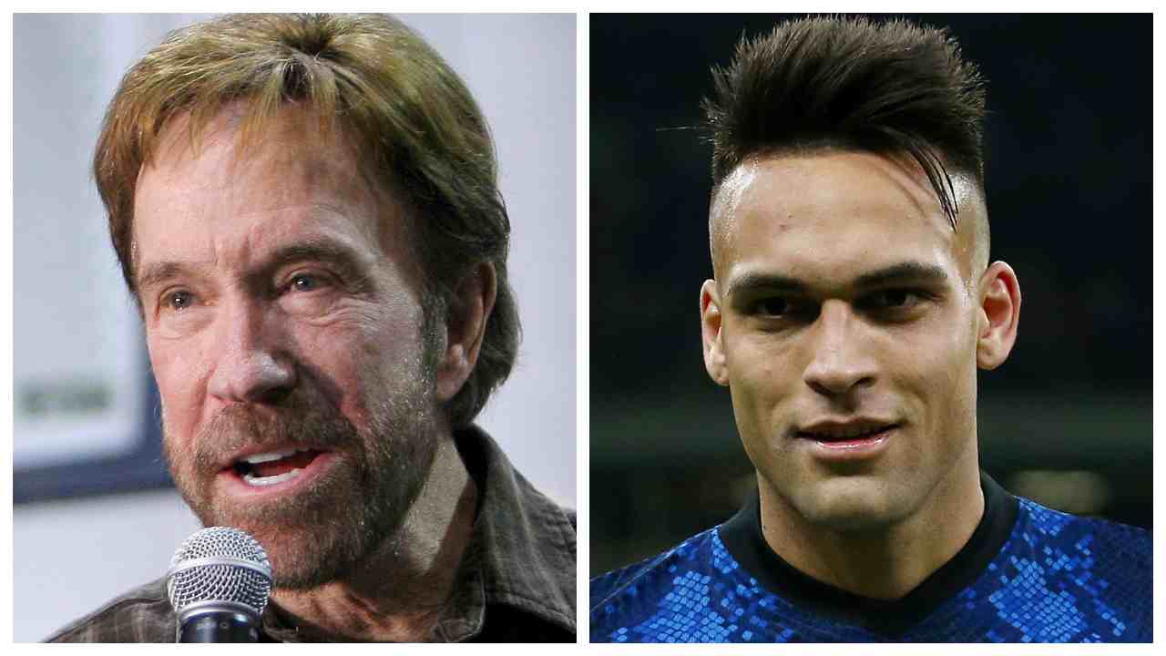 Lautaro Martinez Chuck Norris (Collage)