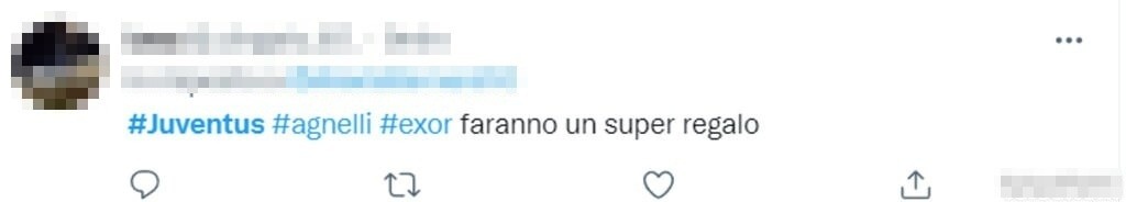 Tweet Agnelli