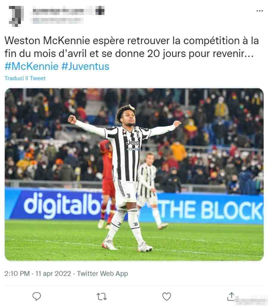 Tweet McKennie 