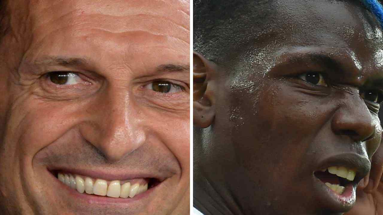 Allegri e Pogba 