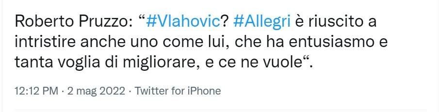 Pruzzo Vlahovic (Twitter)