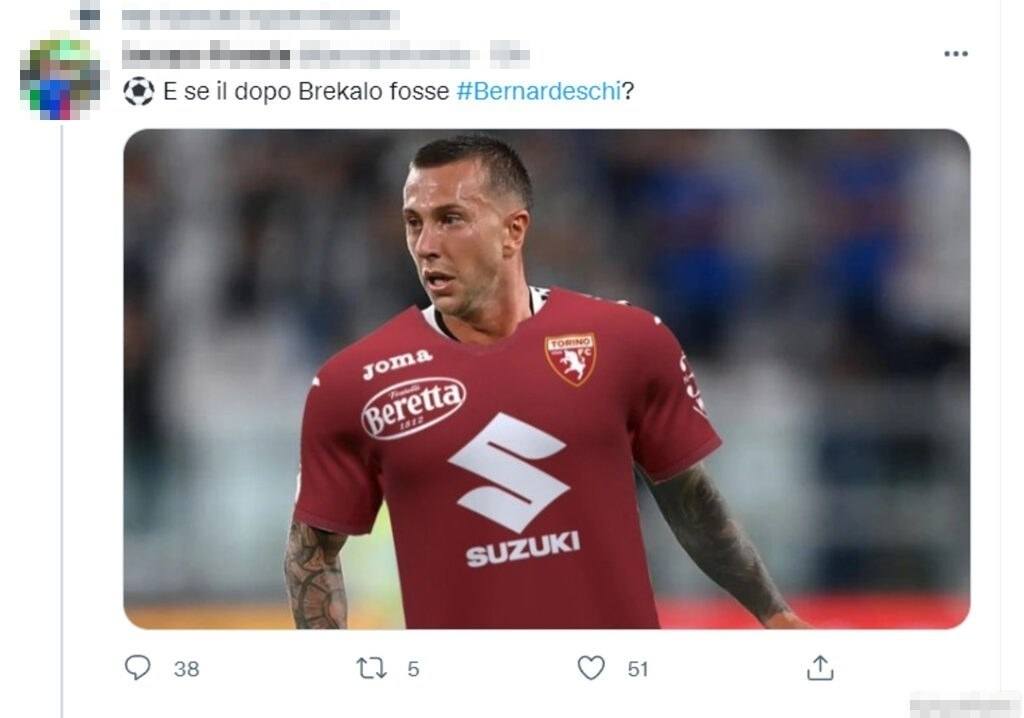 Tweet Bernardeschi