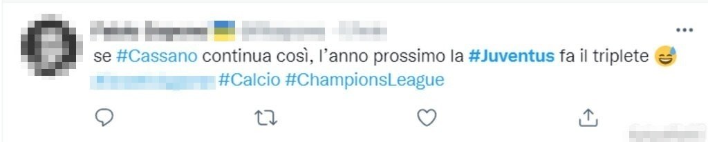 Tweet Cassano 