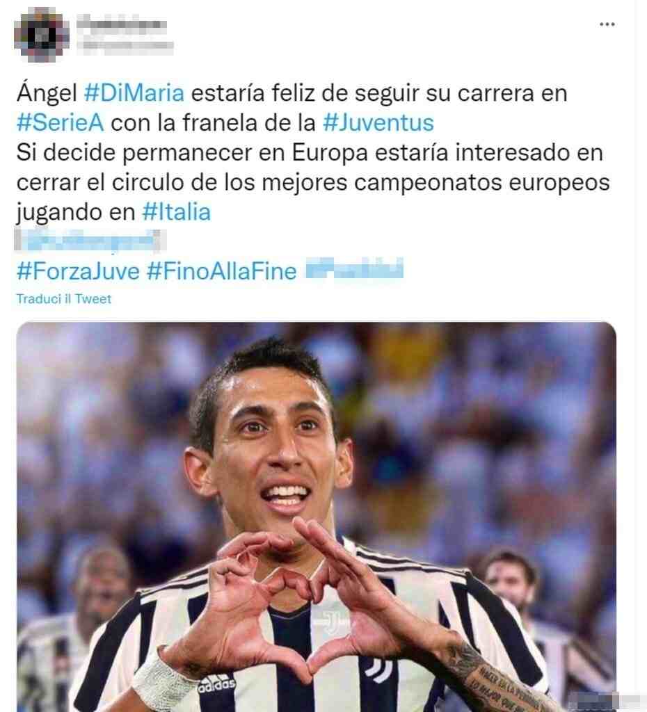Tweet Di Maria