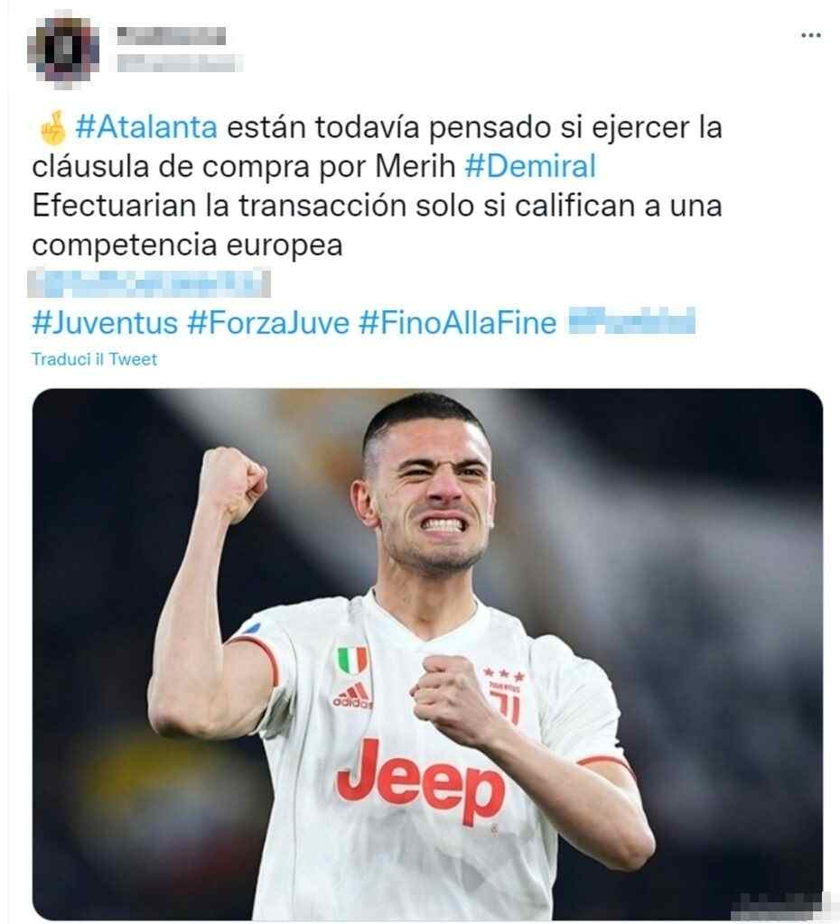 Tweet mercato