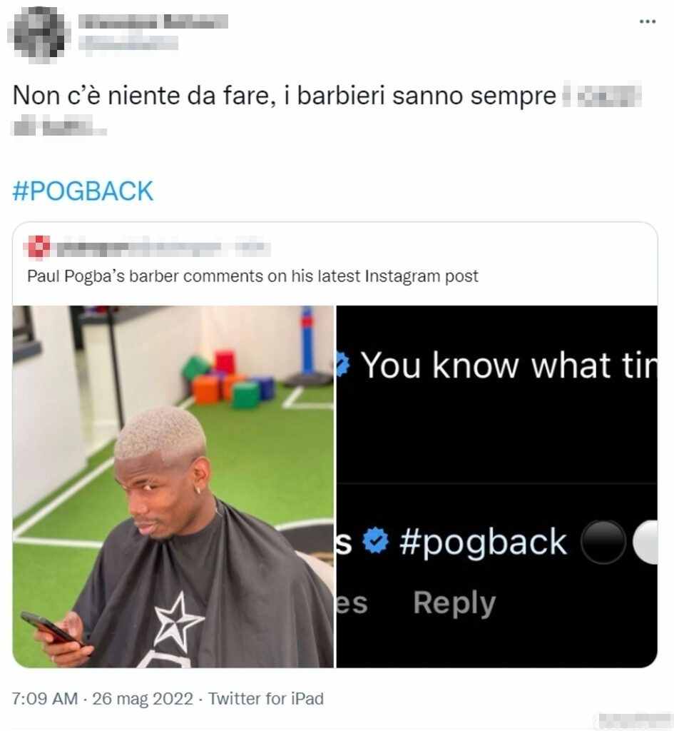 Tweet Pogba