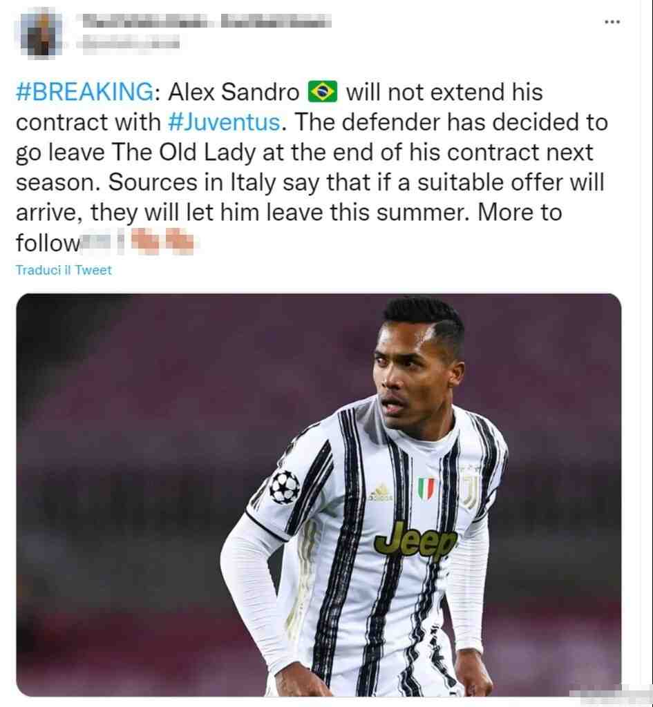 Tweet Alex Sandro