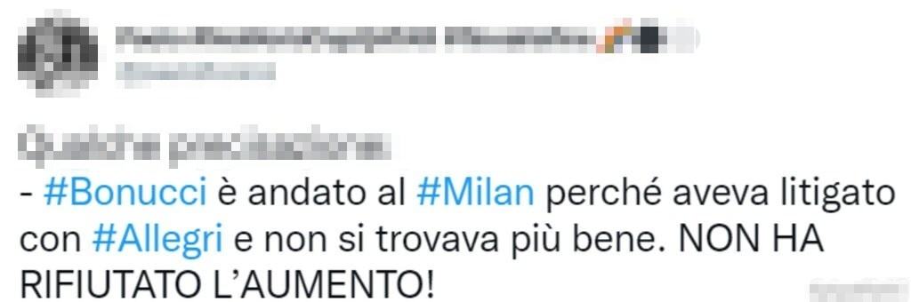 Tweet Bonucci