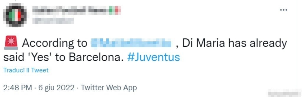 Tweet Di Maria