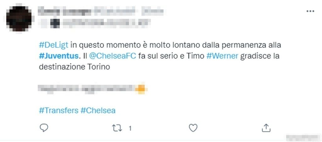 Tweet mercato