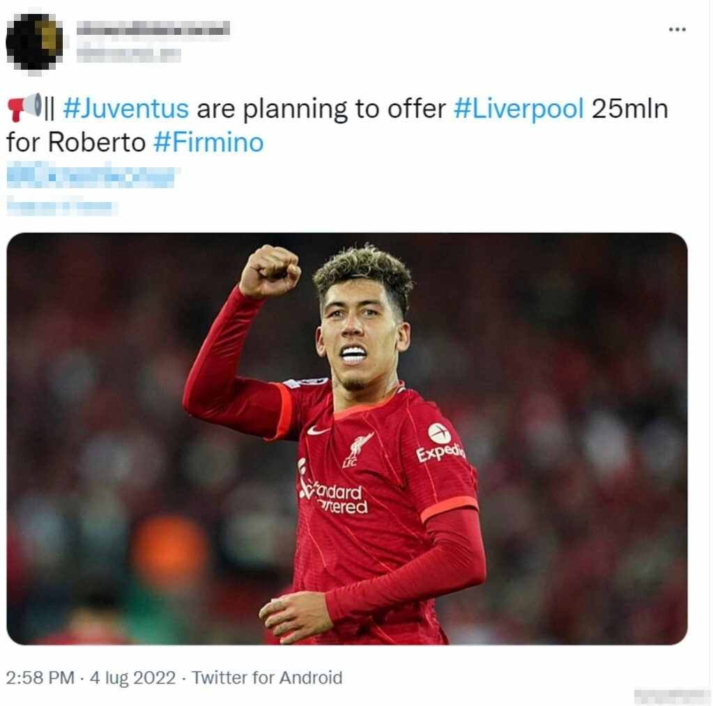 Tweet Firmino 