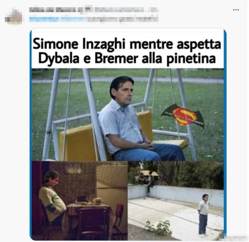 Tweet Inzaghi