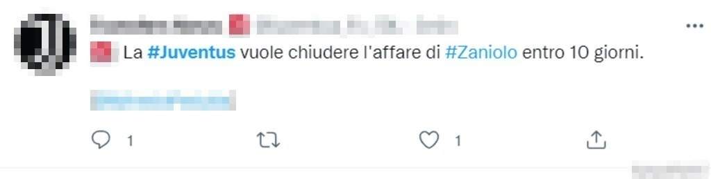 Tweet Zaniolo