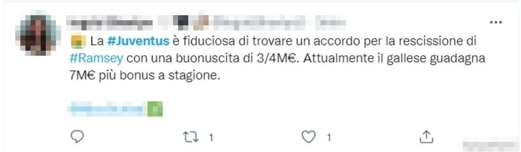 Tweet mercato