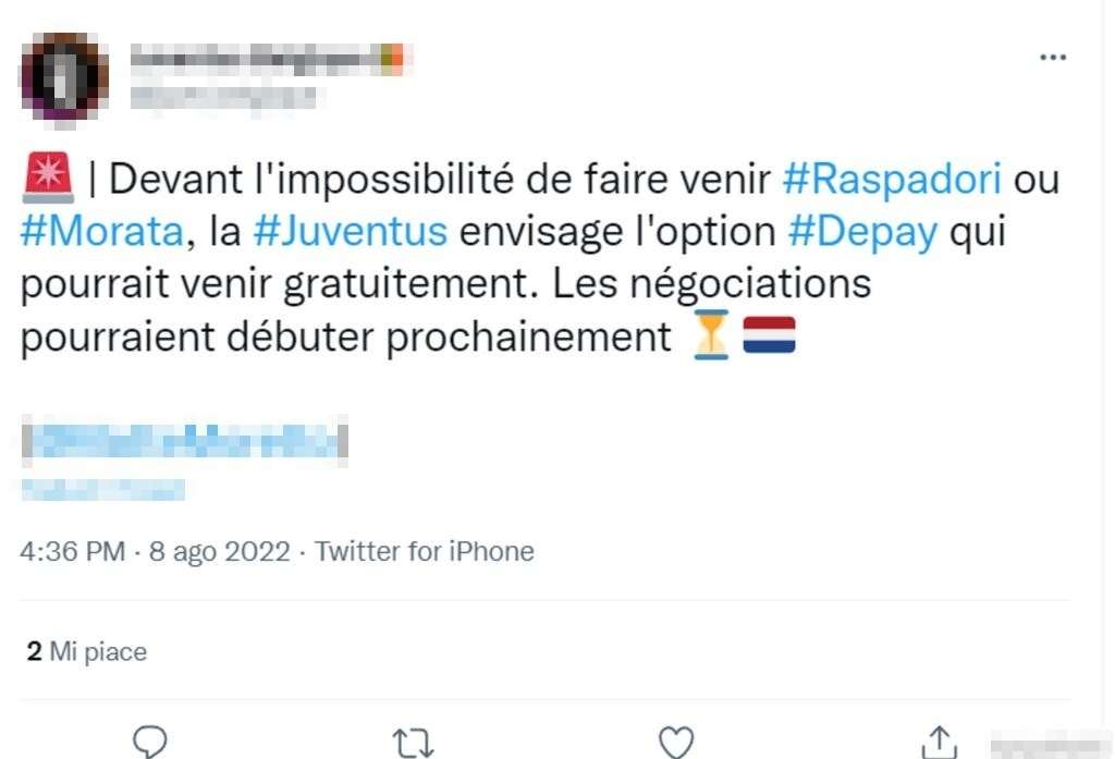 Tweet Depay