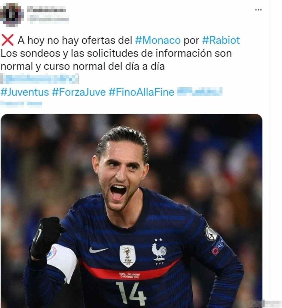 Tweet Rabiot