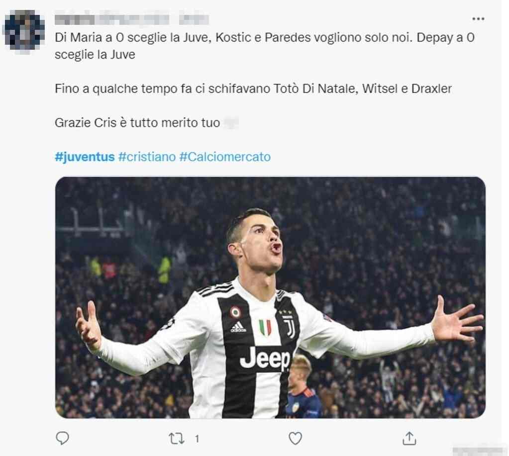 Tweet Ronaldo 