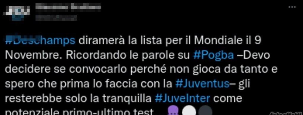 Pogba tweet