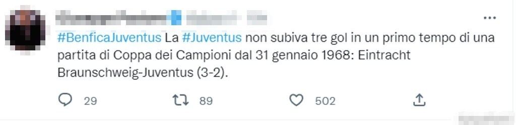 Tweet Juve 