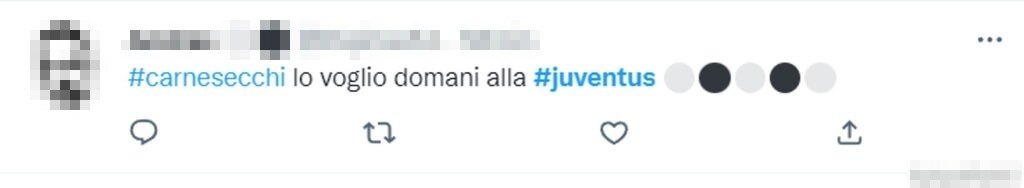 Tweet Juve