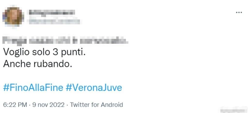 Tweet Juventus