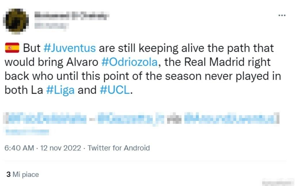 Tweet Odriozola 