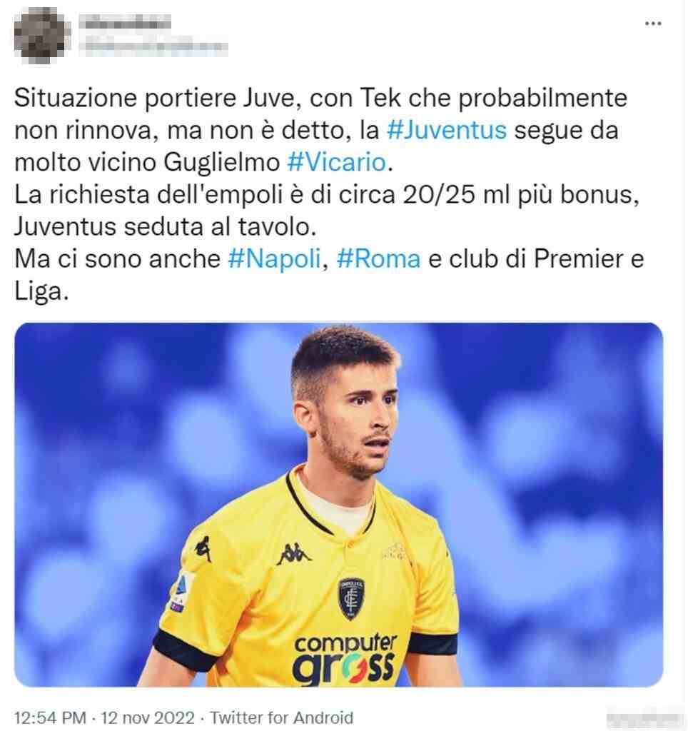 Tweet Portiere