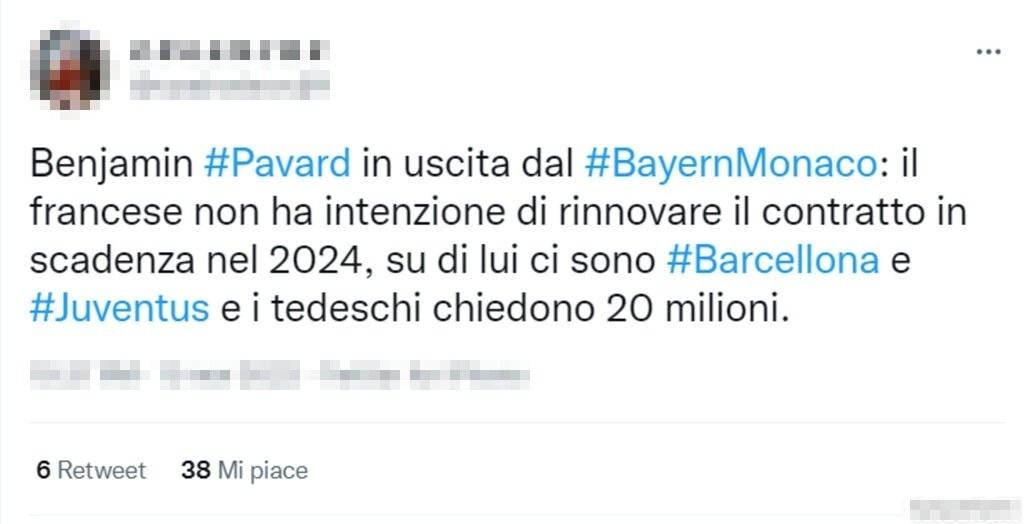 Tweet mercato