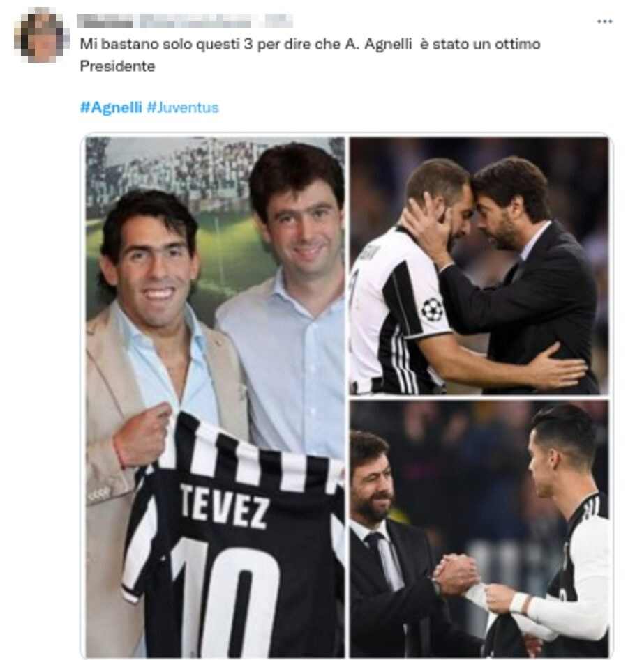 Agnelli tweet