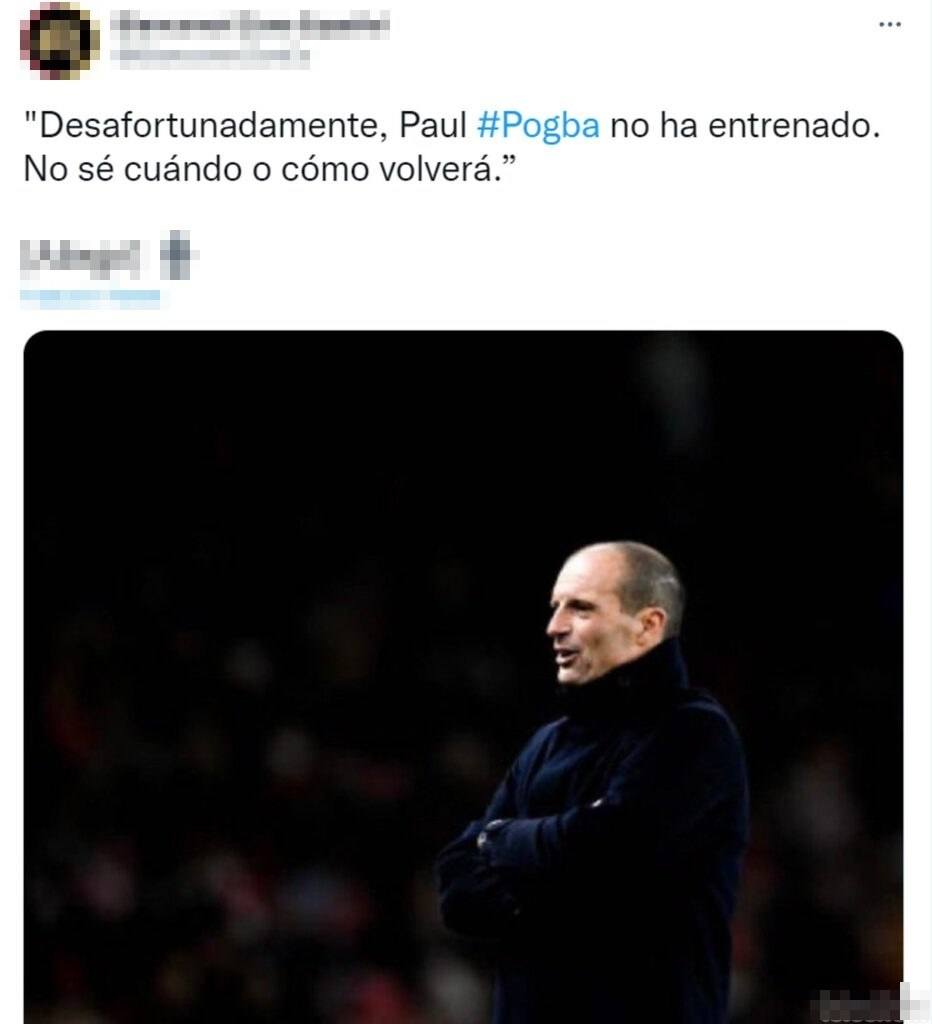 Tweet Allegri 