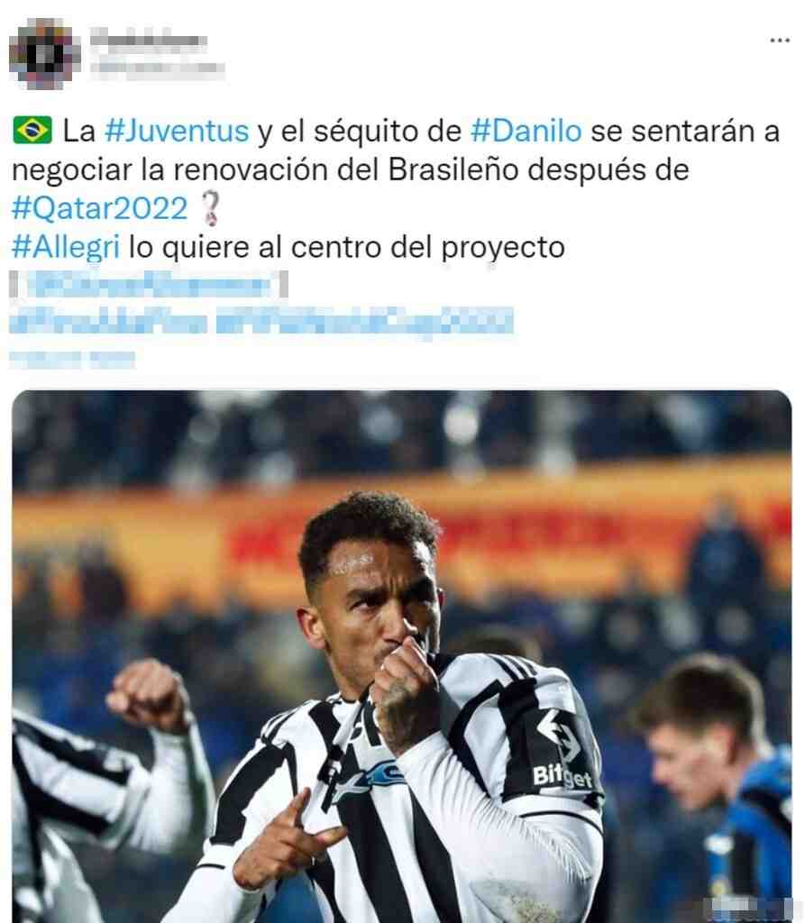 Tweet Danilo