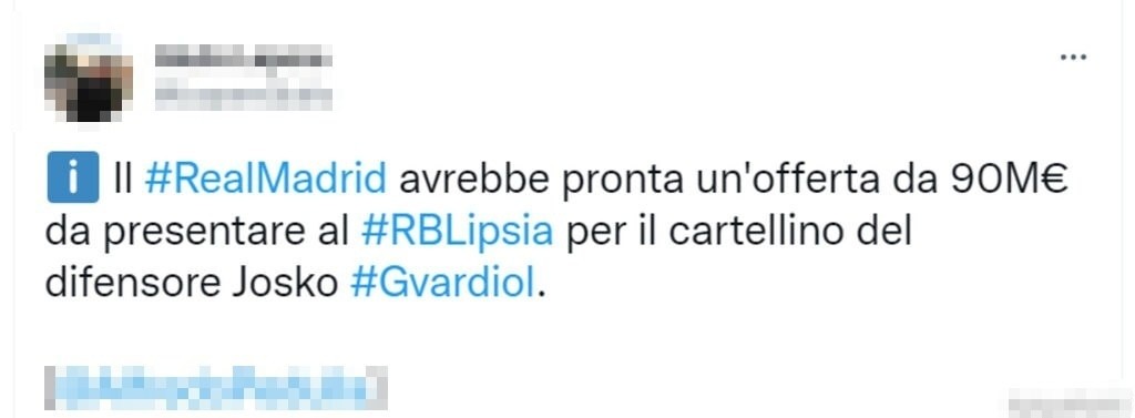 Tweet Juve