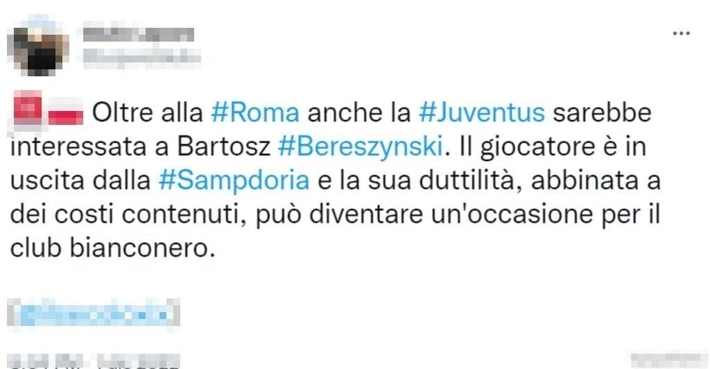 Tweet mercato