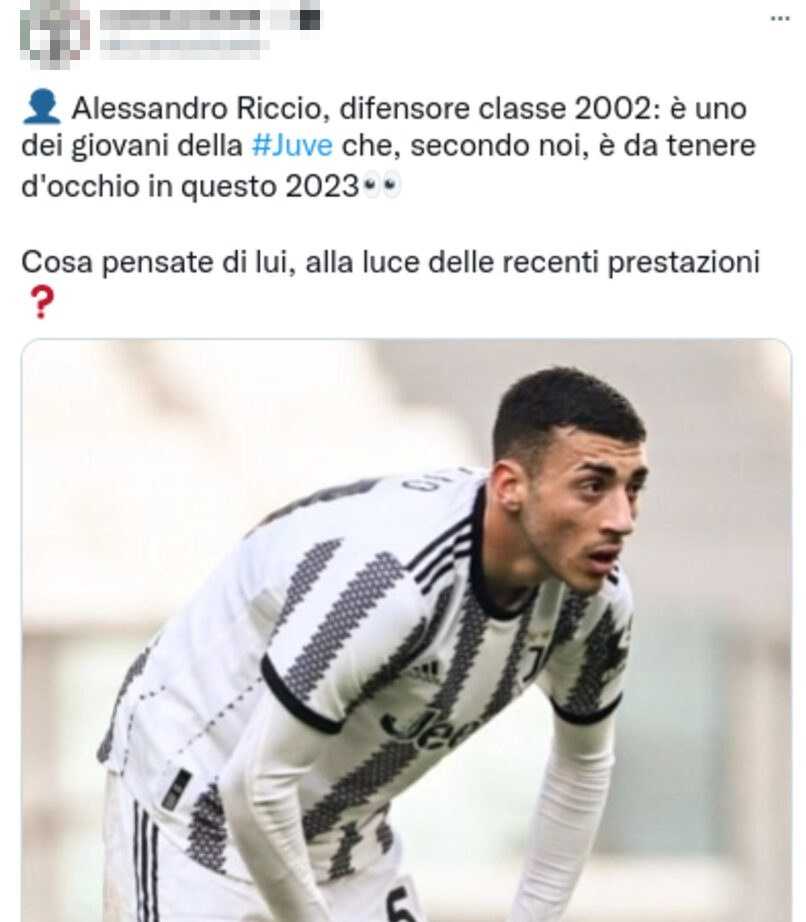 Alessandro Riccio tweet
