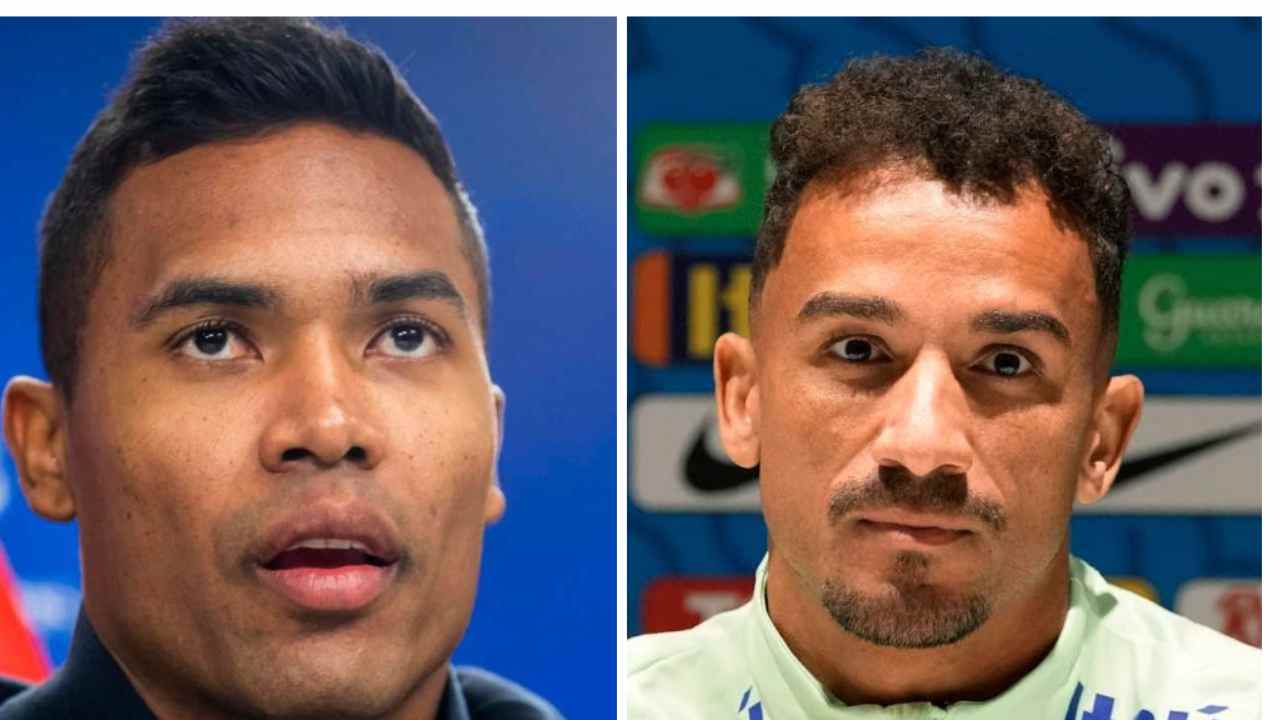 Alex Sandro e Danilo