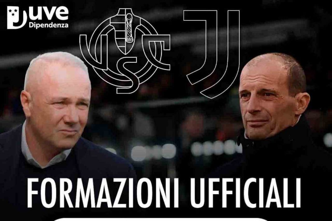 Formazioni ufficiali CremoneseJuventus Allegri cambia tutto » Juve