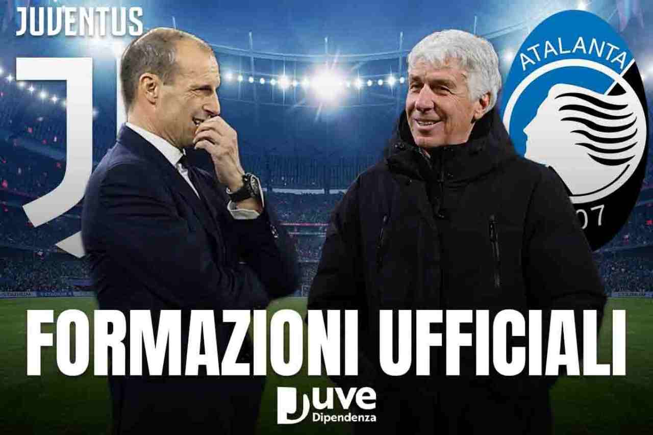 Formazioni ufficiali Juventus-Atalanta 