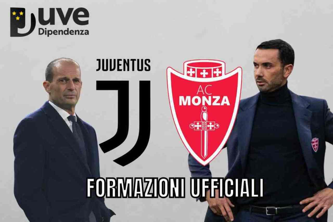 Formazioni ufficiali Juventus Monza