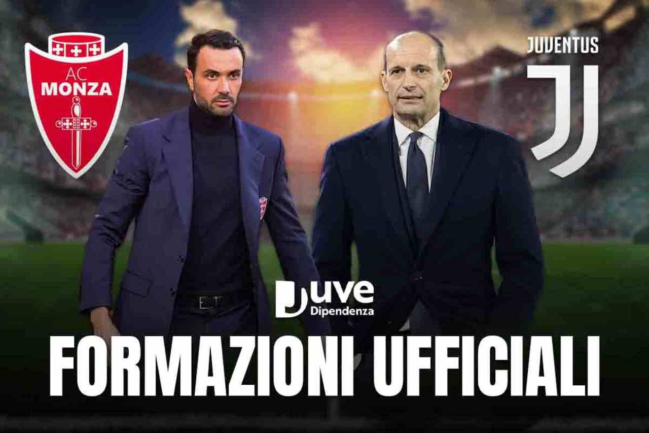 Formazioni ufficiali Juventus Monza Serie A: ritorno clamoroso in attacco