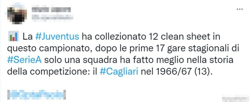 Tweet Allegri Record